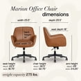 thumbnail image 3 of Serta Studio Home Office Chair in Camel, 3 of 9