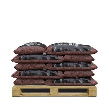 Member's Mark Shredded Rubber Mulch Pallet, Assorted Colors & 25/1.5 cu. ft. Bags
