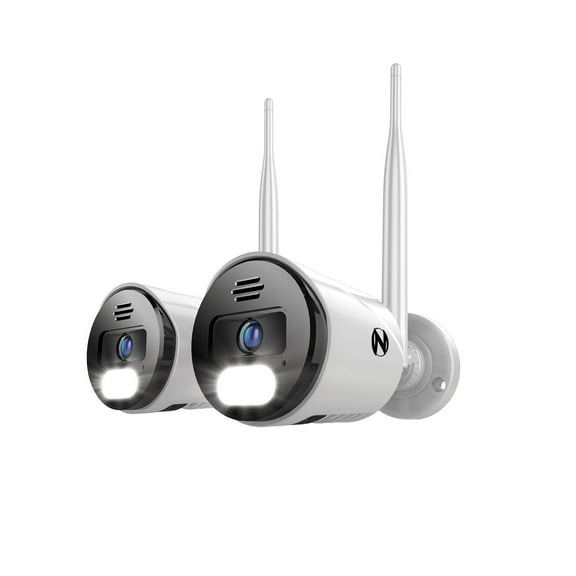 Night Owl Plug-In 4K HD Spotlight Cameras, 2pk.