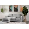 thumbnail image 1 of Elliot Stain-Resistant Fabric Reversible Sofa Chaise Sectional, Assorted Colors, 1 of 14
