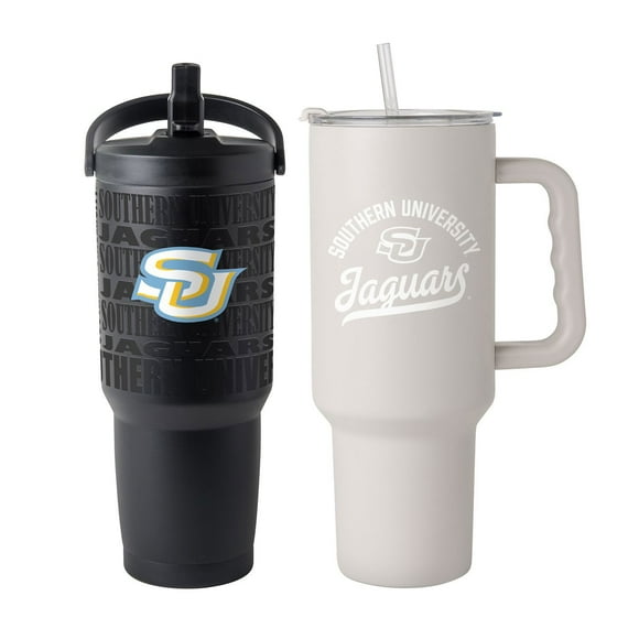 Logo Brands Southern Jaguars Stainless Steel Tumbler Set