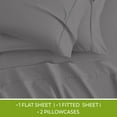 thumbnail image 4 of Purity Home Brushed Organic Cotton Percale Sheet Set, Assorted Sizes, 4 of 9