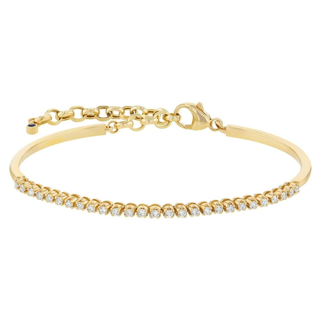.50 CT. T.W. Round Cut Diamond Chain Bracelet in 14K Gold