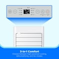 thumbnail image 4 of Midea 7,000 DOE BTU Portable Air Conditioner, For Spaces Up to 300 sq. ft., 4 of 12