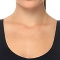 thumbnail image 3 of Adjustable Box Link Chain Necklace in 14K Gold, .85mm, 3 of 4