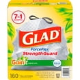 thumbnail image 11 of Glad ForceFlex Tall Kitchen Drawstring Trash Bags, Gain Original scent with Febreze Freshness, 13 Gallon, 160 ct., 11 of 12