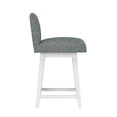thumbnail image 13 of HH2 Home Upholstered Key Back Wood Adjustable Height Swivel Bar Stool, 13 of 19