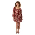 thumbnail image 2 of BILA Women's Siesta Long Sleeve Cotton Mini Dress, 2 of 9