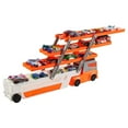 thumbnail image 4 of Hot Wheels Mega Hauler Truck Playset with 20 Die-Cast Cars and Storage, 4 of 6