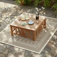 thumbnail image 7 of Cambridge Casual Catalina Teak Sectional Sofa Patio Set, 8pc, 7 of 13