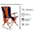 thumbnail image 3 of Logo Brands Texas - San Antonio Roadrunners Hard Arm Chair, 3 of 6