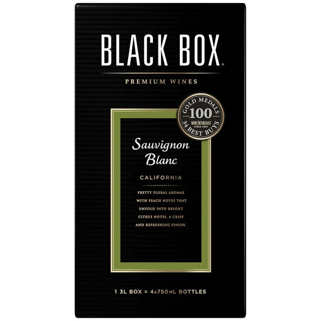 Black Box Sauvignon Blanc White Wine, 3 L