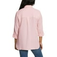 thumbnail image 4 of Nine West Women's Long Sleeve Double Gauze Button Up, 4 of 7