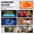 thumbnail image 2 of SAMSUNG 55” Class QN70H Series Neo QLED Mini LED 4K UHD Vision AI Smart Tizen TV, 2 of 9