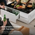 thumbnail image 4 of Sobro Smart Coffee Table with Cooling Drawer, Touchscreen Controls, and Bluetooth Speakers, 4 of 10