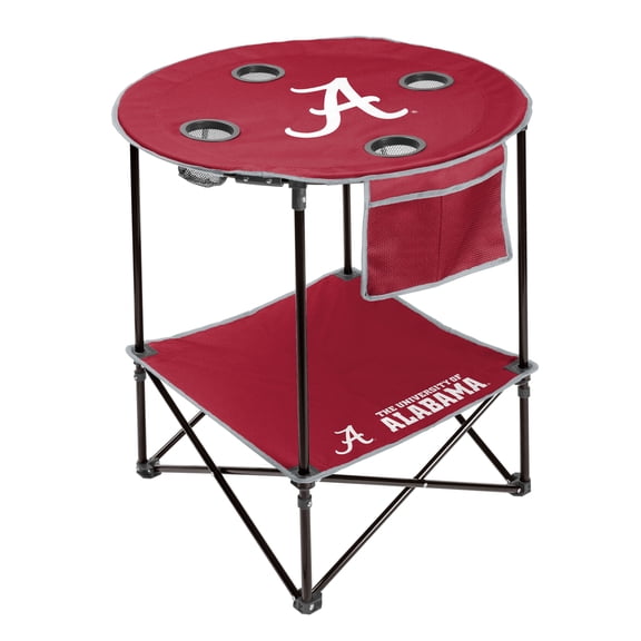 Logo Brands Alabama Crimson Tide 27.6in Round Tailgate Table
