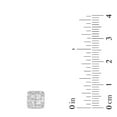 thumbnail image 6 of 1.00 C.T. TW Princess Cut Diamond Halo Stud Earrings in 14K Gold, 6 of 6