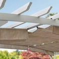 thumbnail image 4 of Member's Mark 12' x 16' Galvanized Steel Pergola White, 4 of 7