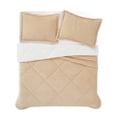 thumbnail image 3 of London Fog Plush Large Corduroy Comforter Set, Assorted Sizes, 3 of 5