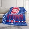 thumbnail image 2 of Logo Brands Detroit Pistons 60"x70" Super Plush Blanket, 2 of 7