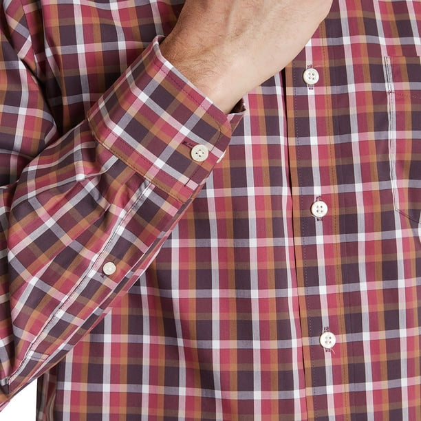 lands end performance dress shirt Men's Long Sleeve Performance Twill Shirt
