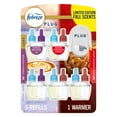 thumbnail image 1 of Febreze PLUG Air Freshener, Baked Cinnamon Apples & Cuddle Weather, 1 Warmer + 5 Refills, 4.35 fl. oz., 1 of 10