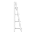 thumbnail image 4 of 55" Modern Wood Ladder Bookshelf, White, 4 of 7
