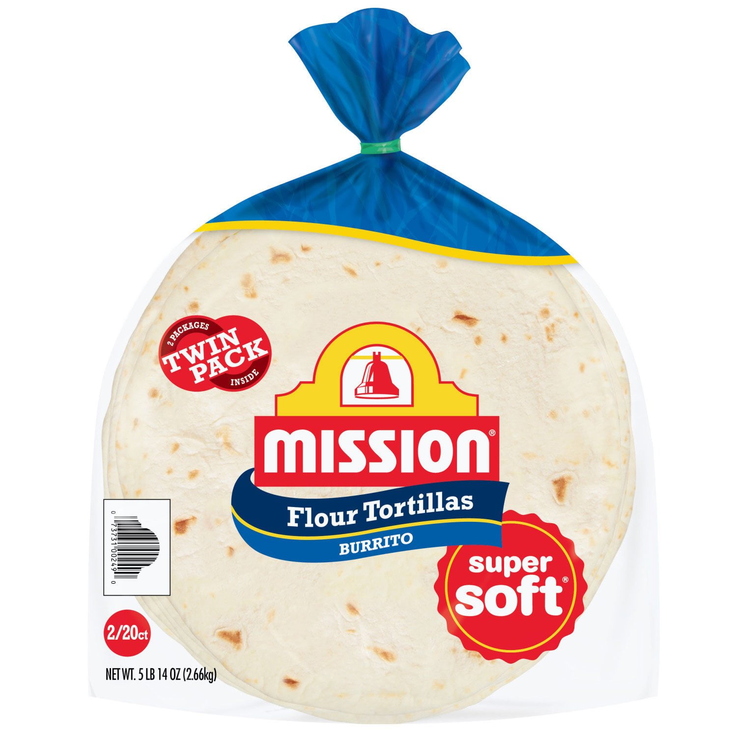 Mission 10" Burrito Flour Tortillas, 40 ct.
