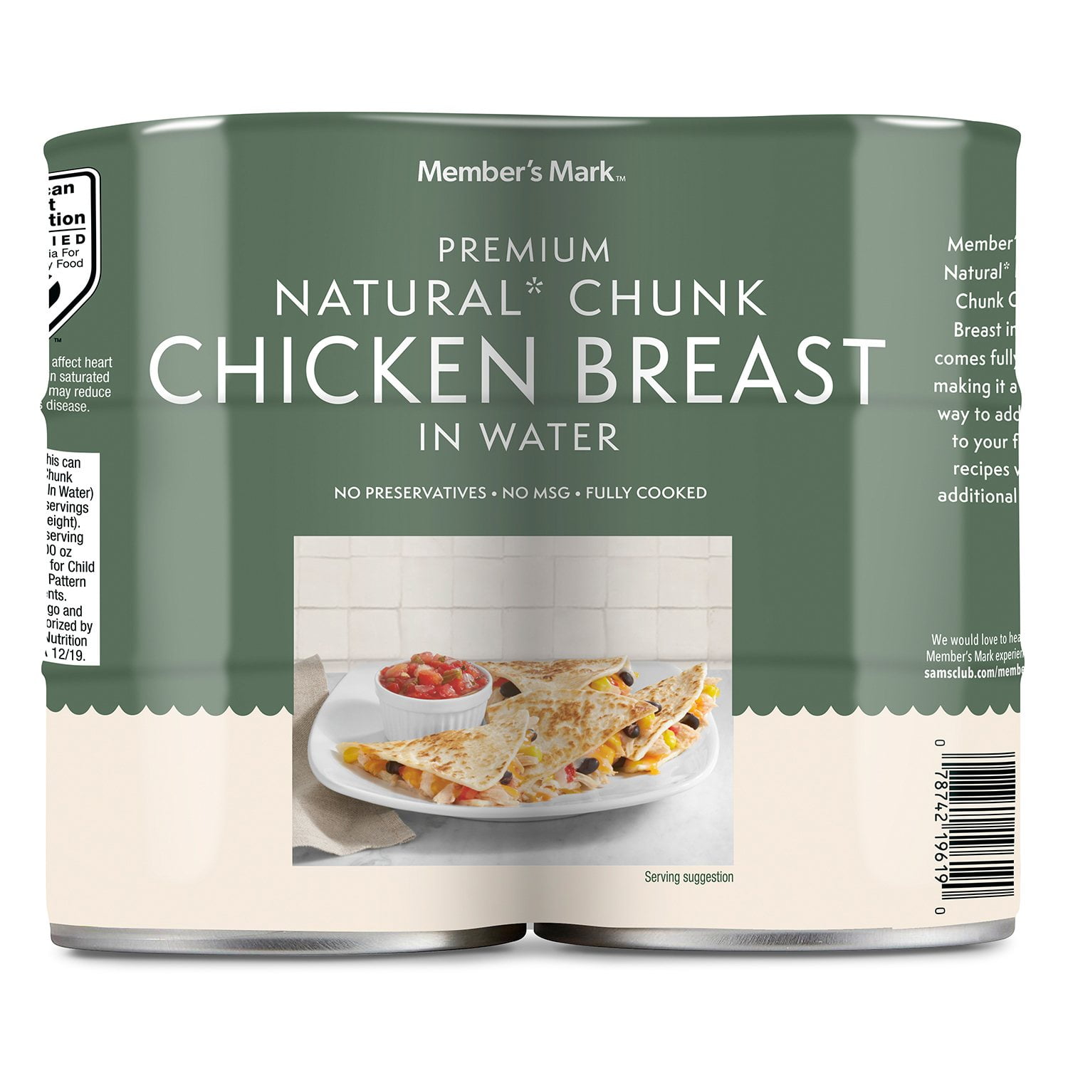 Member's Mark Premium Chunk Chicken Breast, 12.5 oz., 6 ct