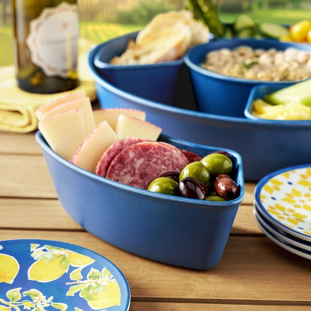 Member's Mark Bamboo Melamine 12-Piece Serve Set, Choose Color