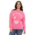 thumbnail image 1 of Character Women's Valentine's Day Crew Neck Sweatshirt, 1 of 6