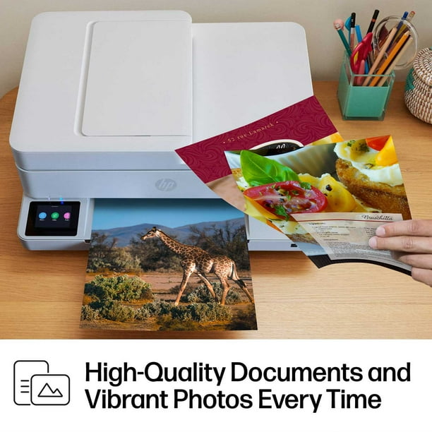 HP Envy 6558e Wireless All-in-One Color Photo Inkjet Printer, 6