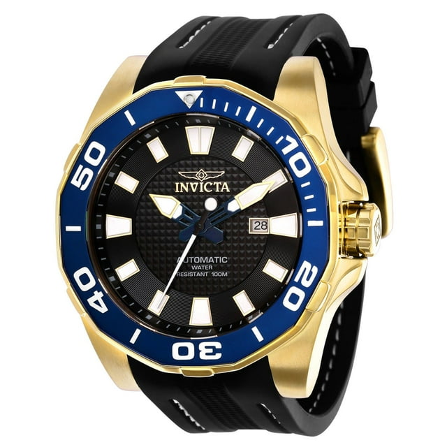 Invicta Men's Pro Diver Automatic 53mm Black, Black Dial