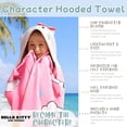 thumbnail image 5 of Kids Character 100% Cotton Hooded Towel With Hand Pockets, 5 of 9