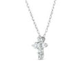 thumbnail image 2 of 0.08 CT. T.W. Diamond Cross Pendant in 14K Gold, 2 of 8