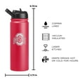 thumbnail image 3 of Logo Brands Ohio State Buckeyes 24oz SS Water Bottle 2pk, 3 of 5