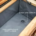 thumbnail image 6 of Backyard Discovery 100-Qt. Acacia Patio Cooler with Prep Area, 6 of 10