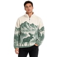 thumbnail image 1 of State Of Mine Men’s Sherpa Quarter Zip Pullover, 1 of 8