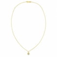 thumbnail image 4 of Diamond Cut Bezel Necklace in 14K Gold, 4 of 6