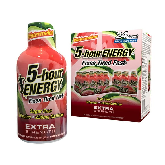 5-hour ENERGY Shot, Extra Strength, Watermelon 1.93 fl. oz., 24 pk.