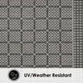 thumbnail image 5 of Nicole Miller New York Patio Country Luna Contemporary Geometric Indoor/Outdoor Area Rug, Black/Gray, 5 of 8