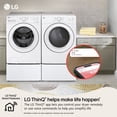thumbnail image 11 of LG 7.4 cu. ft. Large Capacity Smart Front Load Electric Dryer with AI Sensor Dry, 11 of 12