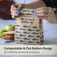 thumbnail image 3 of Lunchskins Compostable and Recyclable Paper Lunch Sac, Shark, 100 ct., 3 of 6