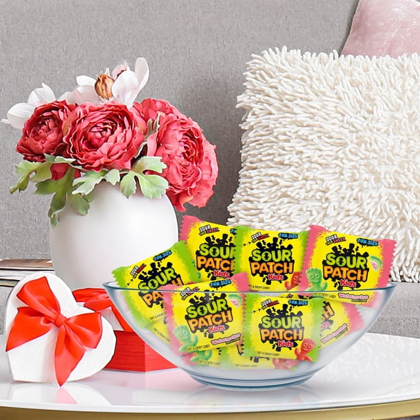 Sour Patch Kids Original & Watermelon Valentine's Day Candy, 100
