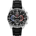 thumbnail image 1 of Seiko Essentials Quartz Chronograph Black Silicone Mens Watch, 43.9mm, 1 of 3
