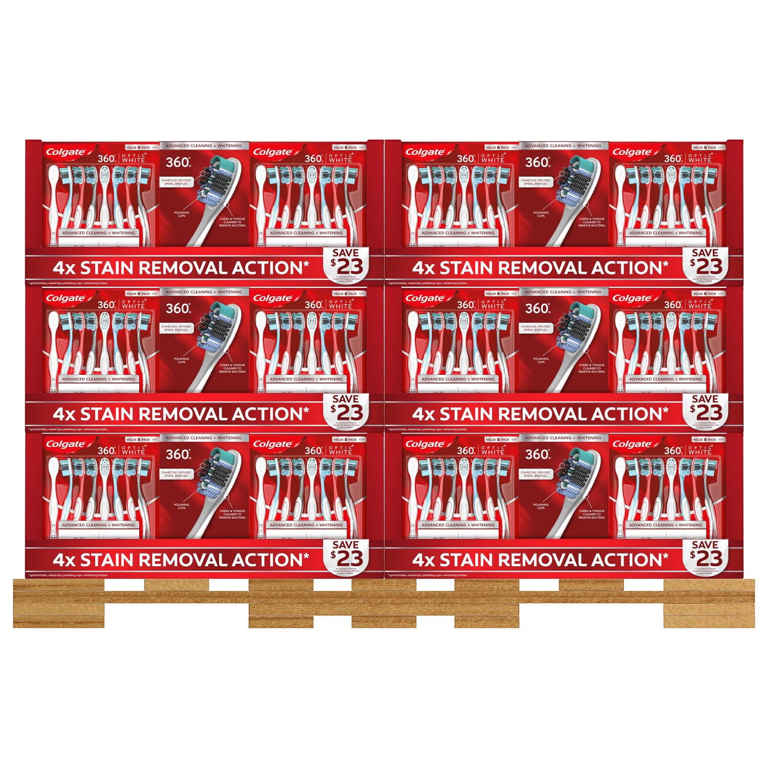 Colgate Optic White 360 Toothbrush - Thumbnail 2
