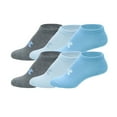 thumbnail image 1 of Under Armour Women's 6-Pack Cotton No-Show Sock, 1 of 4