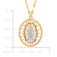thumbnail image 3 of Our Lady of Guadalupe Pendant Necklace in 14K Gold, 3 of 7