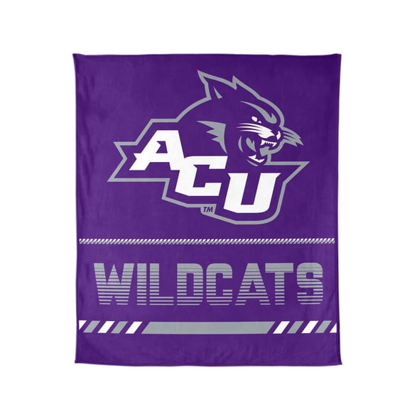 Logo Brands Abilene Christian Wildcats 60"x70" Super Plush Blanket