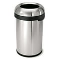 thumbnail image 1 of simplehuman 23-Gal. Stainless Steel Bullet Open Can, 1 of 5